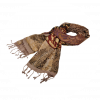 Viscose Scarf | Patchwork Brown