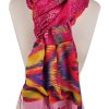 Viscose Scarf | Patchwork Pink - Image 3