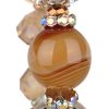 Crystal, Pearl & Agate Bracelet | Golden Bronze - Image 4